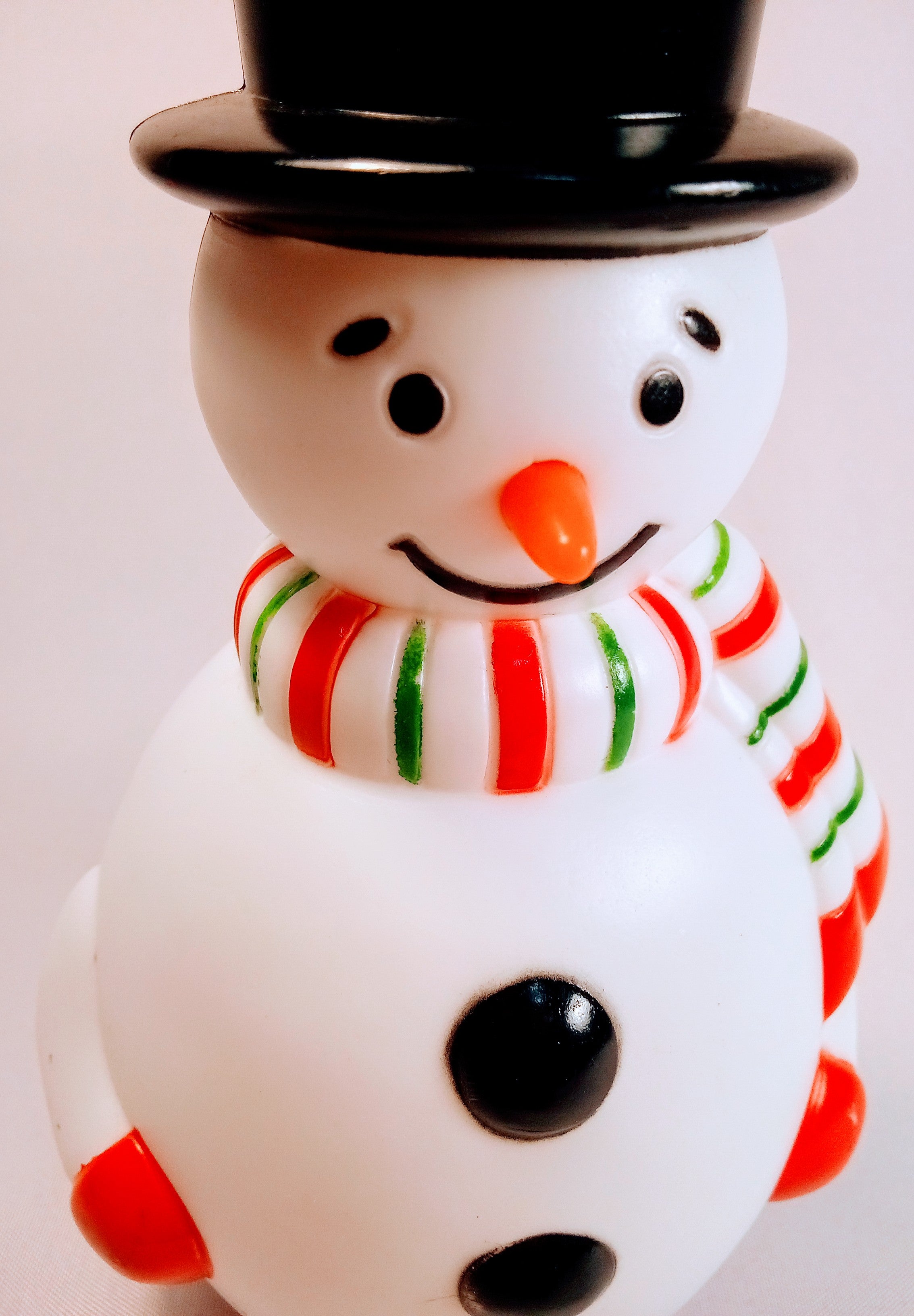 Christmas Snowman Soap, Lotion Dispenser, Festive Cheerful Bathroom Decor for the Holidays