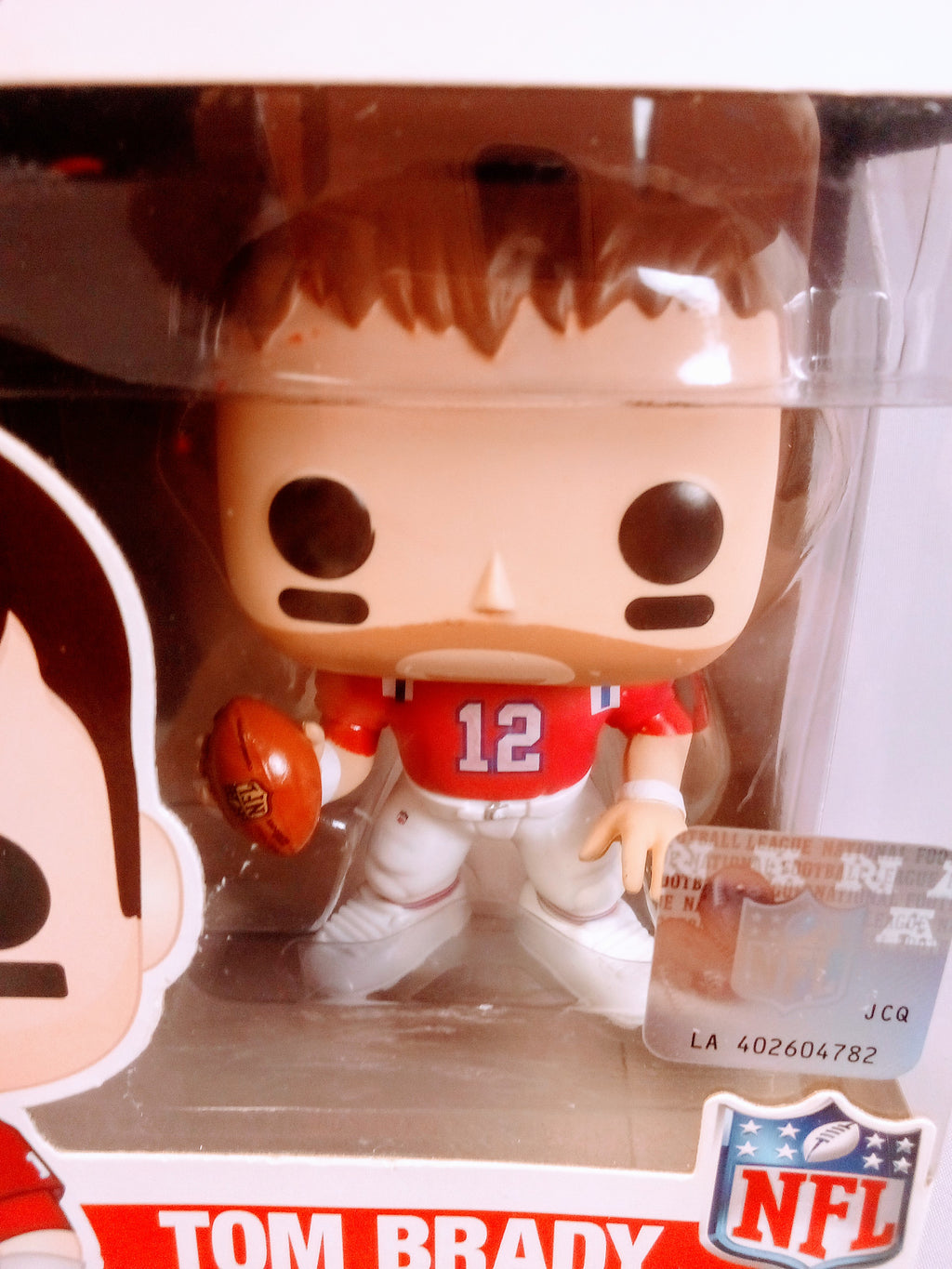 Tom Brady Gift, NFL Patriot Football Helmet in Vinyl Box for Fans, Collectible