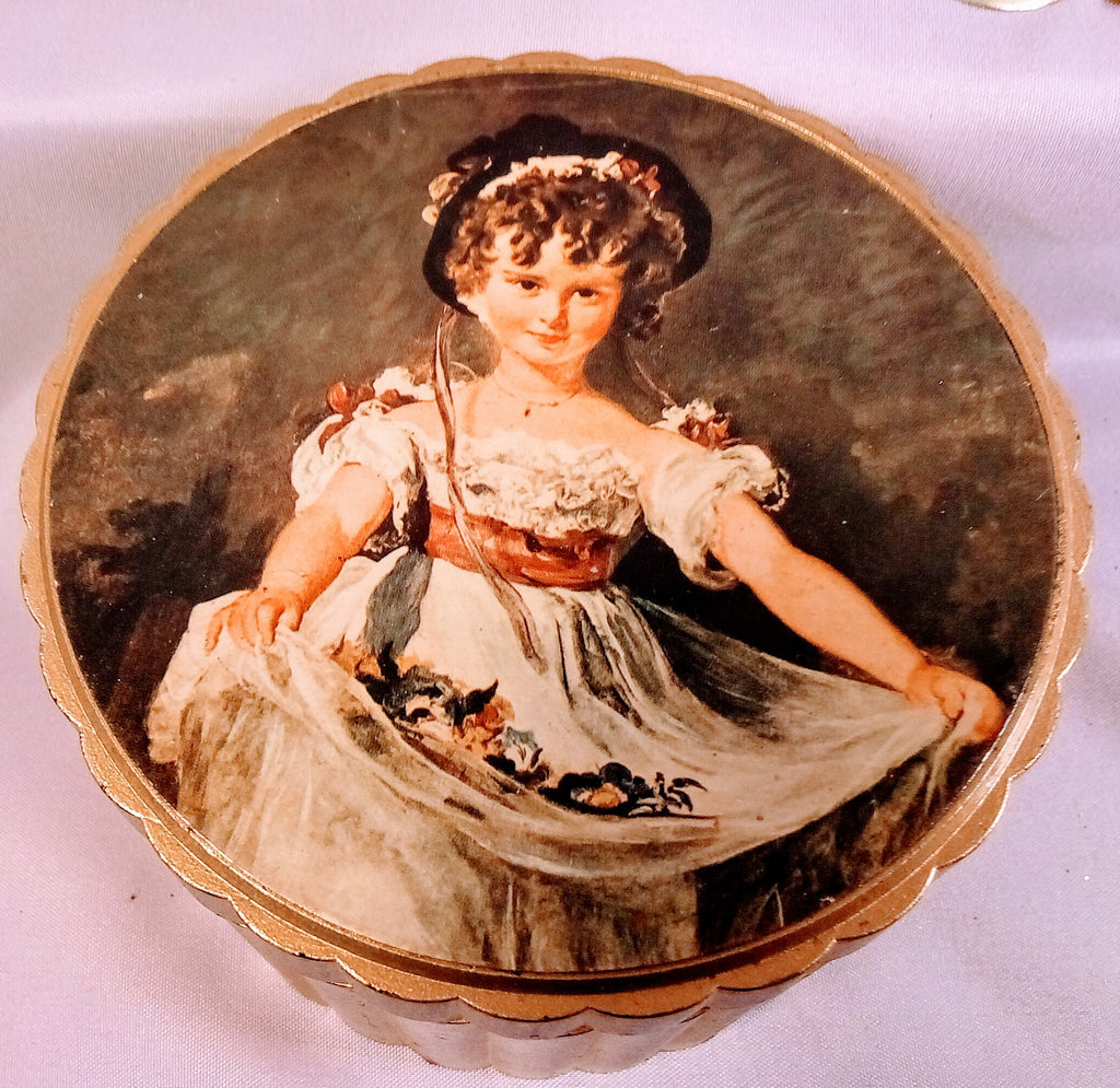 Victorian Jewelry Box AND Antique Picture Frames Set - Elegant Gold Lacquerware Gift for Her