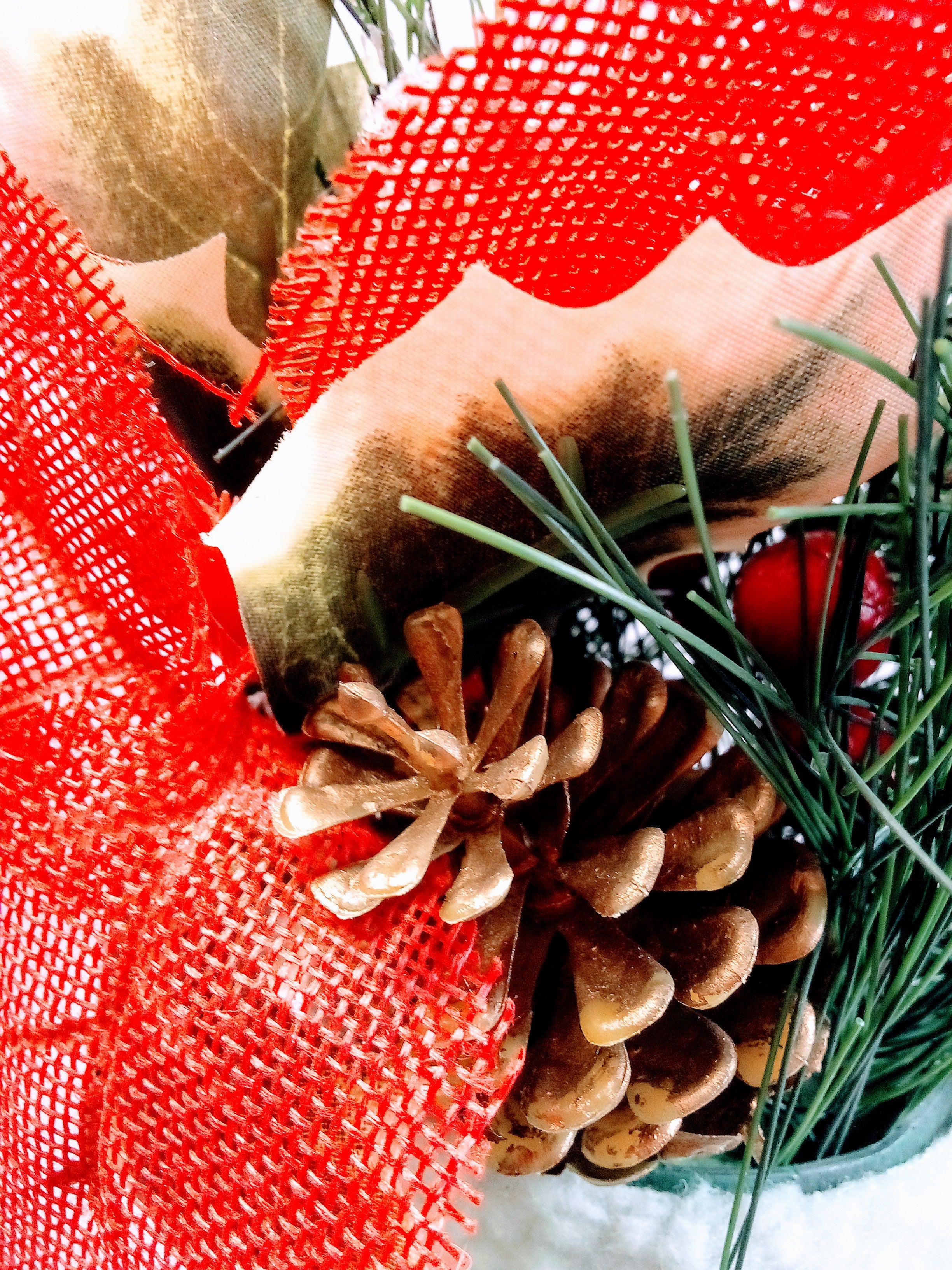 Christmas Boots Planter Checkered, Add a Touch of Magic to Your Home Decor, Rustic Holiday Plant Pot